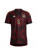 Tyskland Leon Goretzka #8 Fotballdrakt Borte Klær VM 2022 Korte ermer